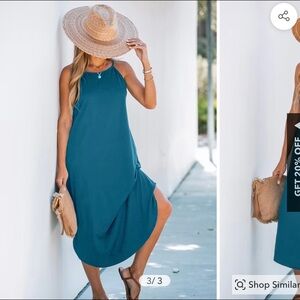 Cupshe high neck maxi dress